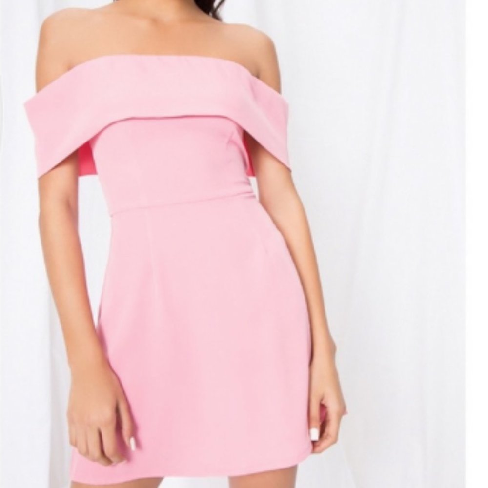 NWT Revolve Aubrey Off Shoulder Dress in Pink